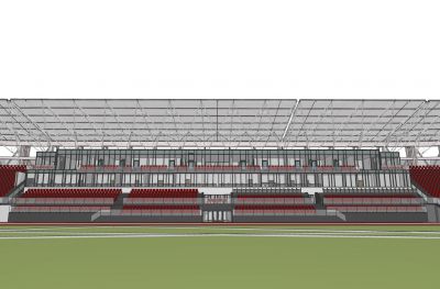 wizualizacja Podkarpackiego Centrum Lekkiej Atletyki